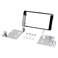 Supports Autoradio de Roger KIT 2DIN compatible avec MITSUBISHI ASX ap14 NOIR LAQUE