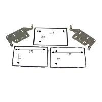 Supports Autoradio de Roger Kit 2DIN compatible avec Nissan JUKE 10-14 noir