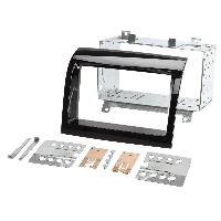 Supports Autoradio de Roger Kit 2DIN compatible avec Peugeot Boxer 11-14 Noir Laque