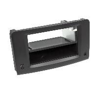 Supports Autoradio de Roger Kit autoradio 2Din compatible avec Mercedes Classe M W164 05-11 Avec vide poche - Noir