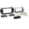 Supports Autoradio de Roger Kit Facade autoradio 2DIN compatible avec Fiat 500-500 C ap07 Noir