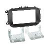 Supports Autoradio de Roger Kit Facade autoradio 2DIN compatible avec Fiat 500 X ap15 Noir
