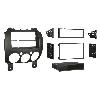 Supports Autoradio de Roger Kit Facade autoradio 2DIN compatible avec Mazda 2 ap07 Avec vide poche Noir