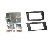 Supports Autoradio de Roger Kit Facade autoradio 2DIN compatible avec Mercedes classe E W211 S211 ap02 Noir