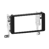 Supports Autoradio de Roger Kit Facade autoradio 2DIN compatible avec Mitsubishi Lancer ap07 Noir