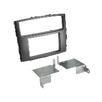 Supports Autoradio de Roger Kit Facade autoradio 2DIN compatible avec Mitsubishi Pajero ap06 Noir
