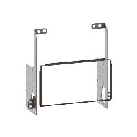 Supports Autoradio de Roger Kit Facade autoradio 2DIN compatible avec Nissan X-Trail ap07 Noir