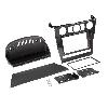Supports Autoradio de Roger Kit Installation 2Din compatible avec BMW Serie 5 E60 03-07 - Noir