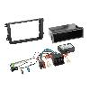 Supports Autoradio de Roger Kit Installation autoradio 2DIN CAN Bus compatible avec VW Seat Skoda ap03 noir