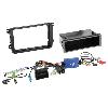 Supports Autoradio de Roger Kit Installation autoradio 2DIN vide poche SWC Adaptateur ant. compatible avec VW Seat Skoda ap03 noir