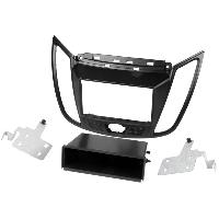 Supports Autoradio de Roger Kit support 2Din compatible avec Ford C-Max-DXA ap10 Ford Kuga-DM2 Facelift ap13 - Noir mat