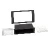 Supports Autoradio de Roger Kit Support autoradio 2DIN compatible avec Seat Leon ap14 Avec vide poche Noir