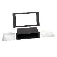 Supports Autoradio de Roger Kit Support autoradio 2DIN compatible avec Seat Leon ap14 Avec vide poche Noir