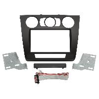 Supports Autoradio de Roger Kit Support Autoradio compatible avec BMW Serie 1 07-12 Avec Clim Manuelle
