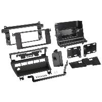 Supports Autoradio de Roger Kit Support Autoradio compatible avec BMW serie 3 E46 5 boutons Noir