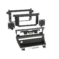 Supports Autoradio de Roger Kit Support Autoradio compatible avec BMW Serie 3 E46 avec 1 bouton - noir mat