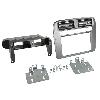 Supports Autoradio de Roger Kit Support Autoradio compatible avec Fiat Grande Punto Anthracite metallique