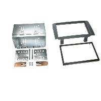 Supports Autoradio de Roger Kit Support Autoradio compatible avec Fiat Idea 03-11 Gris