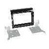 Supports Autoradio de Roger Kit Support autoradio compatible avec Jumper Ducato Boxer Movano 14-23 - 2Din Noir brillant - voir liste