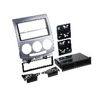 Supports Autoradio de Roger Kit support autoradio compatible avec Mazda 5 CR 05-10 - argent