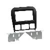 Supports Autoradio de Roger Kit Support autoradio compatible avec Mercedes classe S W220 Noir