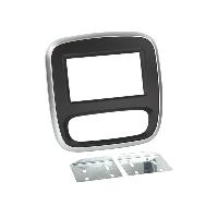 Supports Autoradio de Roger Kit Support Autoradio compatible avec Nissan Opel Renault Noir et argent