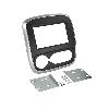 Supports Autoradio de Roger Kit support Autoradio compatible avec Renault Opel Fiat - Noir argent