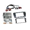 Supports Autoradio de Roger Kit Support autoradio compatible avec Seat Ibiza 6J Gris Galway 2Din