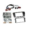 Supports Autoradio de Roger Kit Support Autoradio compatible avec Seat Ibiza 6J Noir Nit 2Din