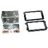Supports Autoradio de Roger Kit Support Autoradio compatible avec VW Seat Skoda - Noir Brillant - voir liste