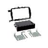 Supports Autoradio de Roger Kit support avec vide poche compatible avec Fiat 500 - Noir brillant