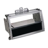 Supports Autoradio de Roger Support 1Din compatible avec Hyundai i20 ap09 Avec vide poche - Argent