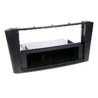 Supports Autoradio de Roger Support 1Din compatible avec Toyota Avensis T25 03-09 Avec vide poche - Noir