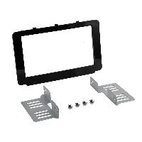 Supports Autoradio de Roger Support 2DIN autoradio compatible avec Toyota Hilux 15-20 - Noir