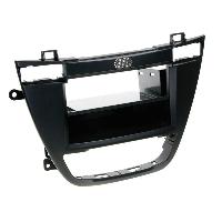 Supports Autoradio de Roger Support 2Din compatible avec Opel Insignia 08-13 avec vide-poche - Noir