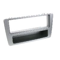 Supports Autoradio de Roger Support autoradio 1DIN compatible avec Honda Civic 01-03 - avec vide poche - Argent
