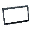 Supports Autoradio de Roger Support Autoradio 2DIN compatible avec Citroen C2 C3 Fiat Scudo Peugeot 207 307 01-12 Noir
