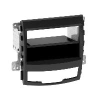 Supports Autoradio de Roger Support autoradio 2DIN Korando 10-13 Avec vide poche - Noir