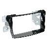 Supports Autoradio de Roger Support Autoradio compatible avec Hyundai i40 Cw VF Sans navigation Noir brillant