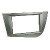 Supports Autoradio de Roger Support Autoradio compatible avec Seat Leon 05-12 - Argent Fonce