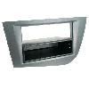 Supports Autoradio de Roger Support autoradio compatible avec Seat Leon 05-12 avec vide poche Argent Fonce