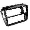 Supports Autoradio de Roger Support Autoradio compatible avec Seat Mii VW UP Skoda City Go 16-21 - Noir brillant