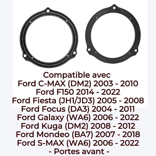 Supports Haut Parleurs de Roger Supports Haut-Parleur compatible avec Ford FOCUS CMAX Kuga Mondeo - D165 AR