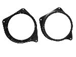 Supports Haut Parleurs de Roger Supports Haut-Parleur compatible avec Seat Ibiza Cordoba 99-02 - D165mm
