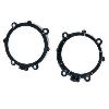 Supports Haut Parleurs de Roger Entretoises Haut Parleur compatible avec Mercedes Vito Viano Sprinter 06-14 AV D130mm x2