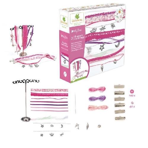 SYCOMORE - Kit de loisir creatif enfant - Bracelets multi-rangs - 3 projets - DIY - Lovely Box Collector - Des 7 ans