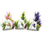 SYDECO Pont Aquatic - Decoration ornement plantes + support pour Aquarium
