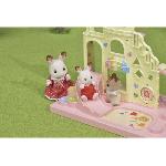 Figurine Miniature - Personnage Miniature SYLVANIAN FAMILIES - 5319 - Le Château des Bébés - La Creche. l'École - Bébé Lapin Chocolat - Mixte - 3 ans