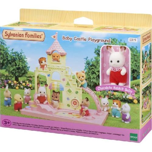 Figurine Miniature - Personnage Miniature SYLVANIAN FAMILIES - 5319 - Le Château des Bébés - La Creche. l'École - Bébé Lapin Chocolat - Mixte - 3 ans