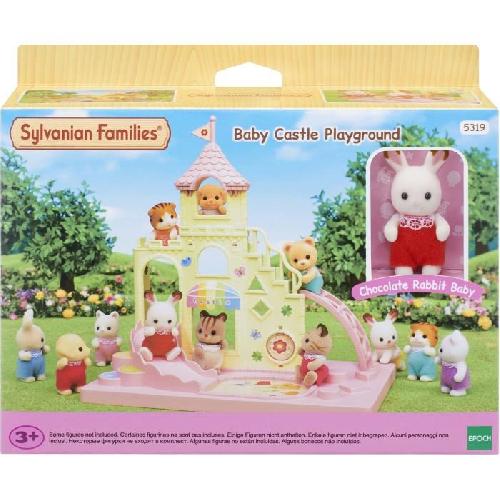 Figurine Miniature - Personnage Miniature SYLVANIAN FAMILIES - 5319 - Le Château des Bébés - La Creche. l'École - Bébé Lapin Chocolat - Mixte - 3 ans